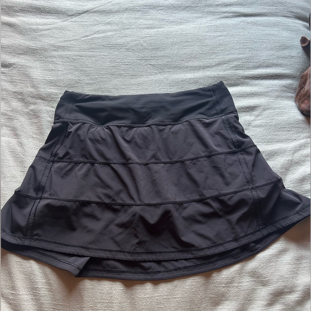 Lululemon Black Pace Rival Skort Tall
